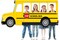 School Bus Photo Prop Selfie Frame Back to School Backdrop (Yellow)